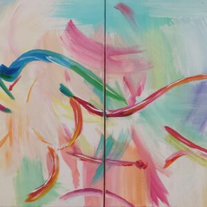 Lines of Her (diptych)